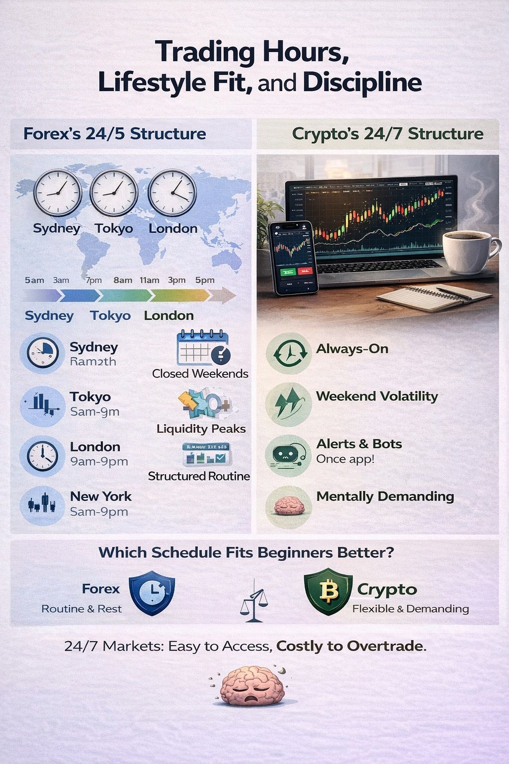 Trading Hours, Lifestyle Fit, and Discipline