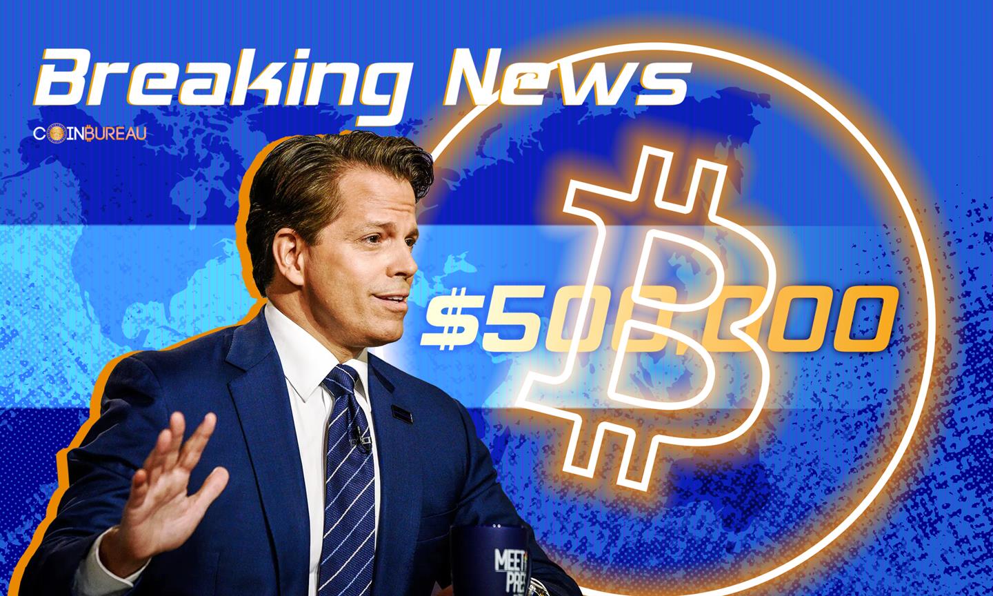 Bitcoin Will Easily Reach $500,000 A Coin: SkyBridge CEO Anthony Scaramucci  - Coin Bureau