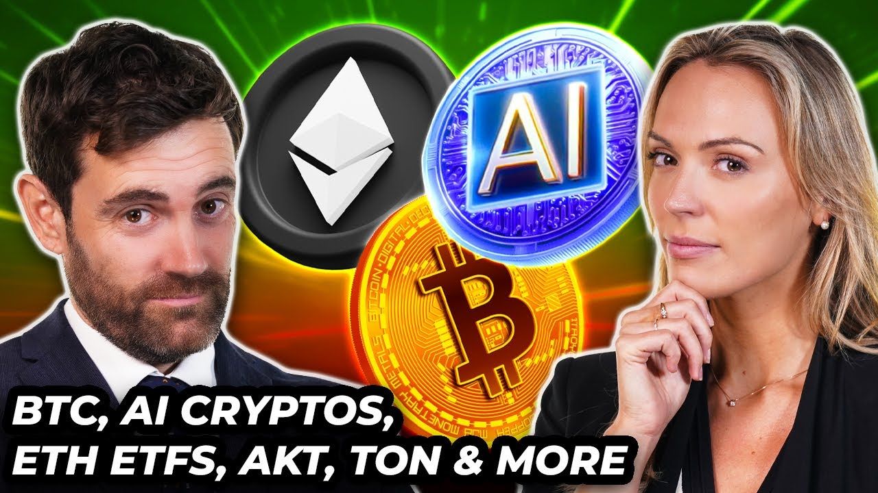 Crypto News: Bitcoin, ETH ETFs, AI Crypto Rally, AKT, TON & MORE!!