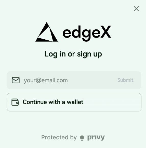 Sign Up to EdgeX