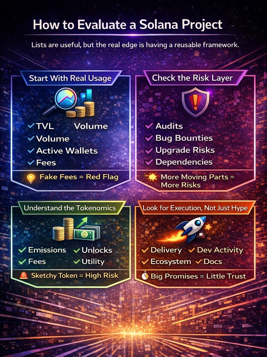 How to Evaluate a Solana Project