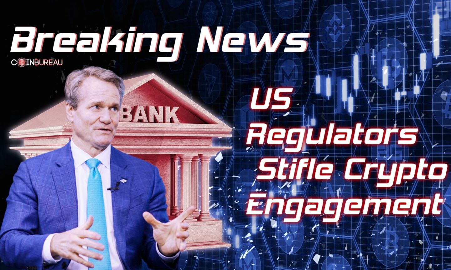 Bank of America CEO: Regulators are “Not Allowing” Banks to Engage with  Crypto - Coin Bureau