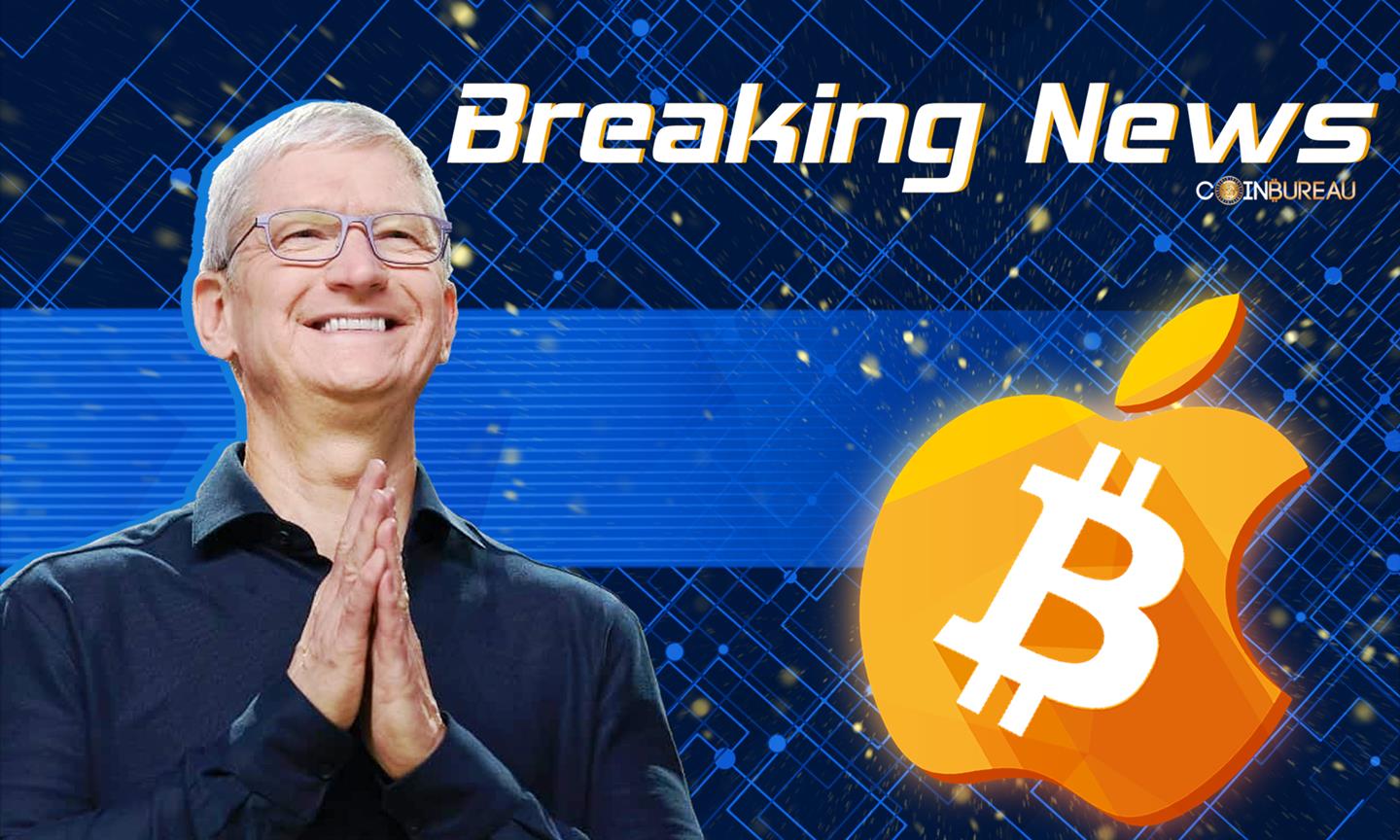 CEO of Apple Tim Cook Says He Owns Cryptocurrency – Is Apple The Next Tech  Titan to Hold BTC? - Coin Bureau
