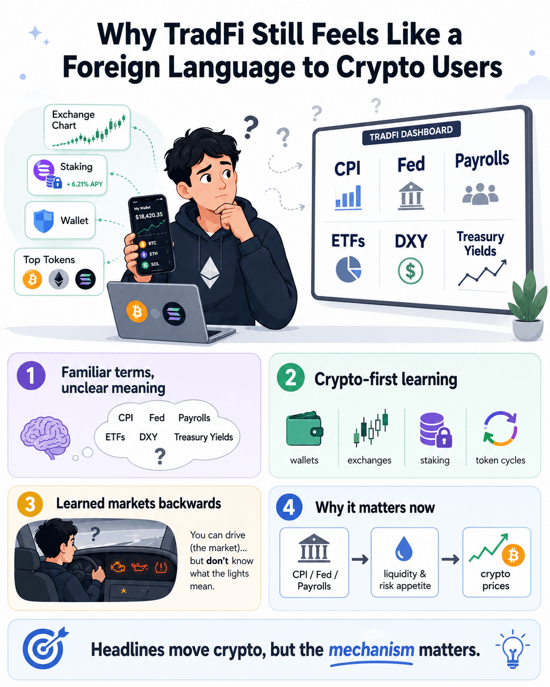 Why TradFi Still Feels Like a Foreign Language to Crypto Users
