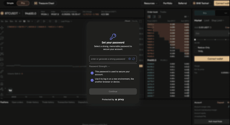 Steps to Sign up on Aster with Email
